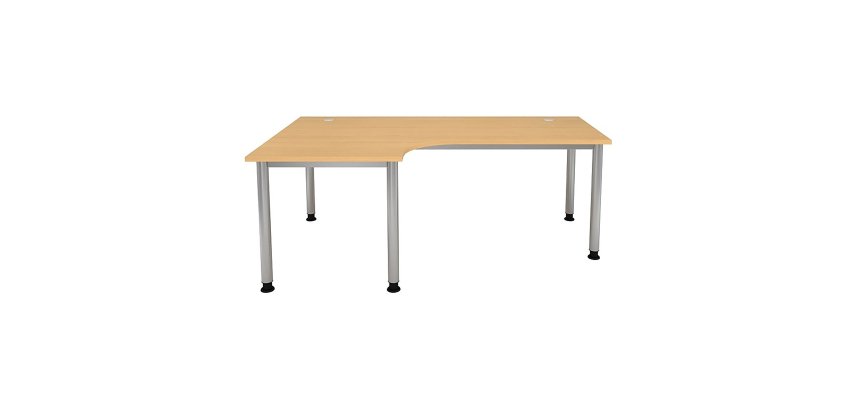 Bureau compact 200 x 80 cm retour 120 cm Manhattan 2