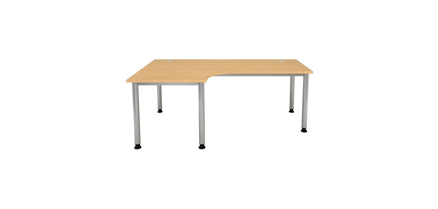 Bureau compact 200 x 80 cm retour 120 cm Manhattan 2