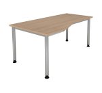 Kompakter Arbeitsstation 180 x 80 cm Beistelltisch 100 cm Manhattan 2