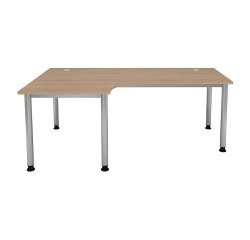 Kompakter Arbeitsstation 200 x 80 cm Beistelltisch 120 cm Manhattan 2