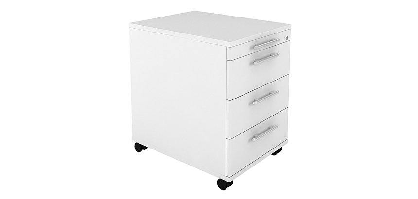 Mobiler Schubladenblock 4 Schubladen Manhattan