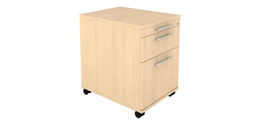 Mobiler Schubladenblock 3 Schubladen Manhattan