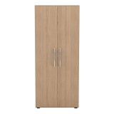 Jeu de 2 portes pleines pour armoire haute Manhattan