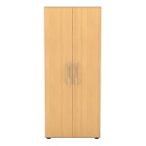 Jeu de 2 portes pleines pour armoire haute Manhattan