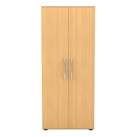 Jeu de 2 portes pleines pour armoire haute Manhattan