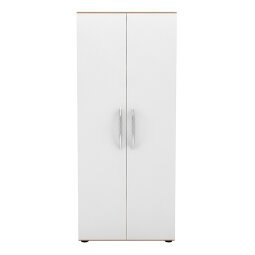 Jeu de 2 portes pleines pour armoire haute Manhattan