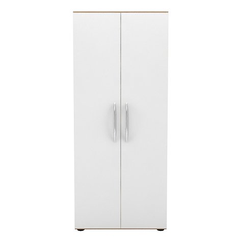 Jeu de 2 portes pleines pour armoire haute Manhattan