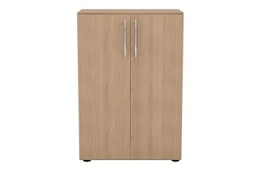 Jeu de 2 portes pleines pour armoire basse Manhattan