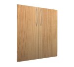 Set of 2 full doors for low cabinet Manhattan