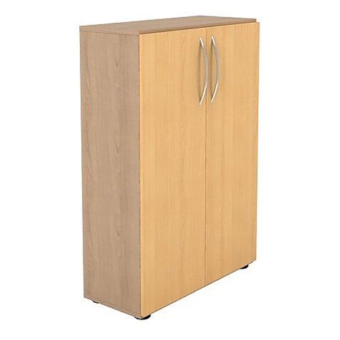 Jeu de 2 portes pleines pour armoire basse Manhattan