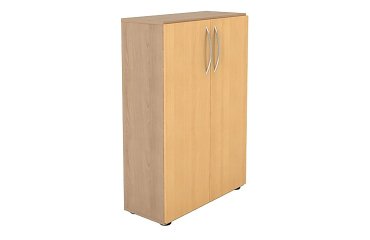 Jeu de 2 portes pleines pour armoire basse Manhattan