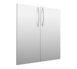 Set of 2 full doors for low cabinet Manhattan