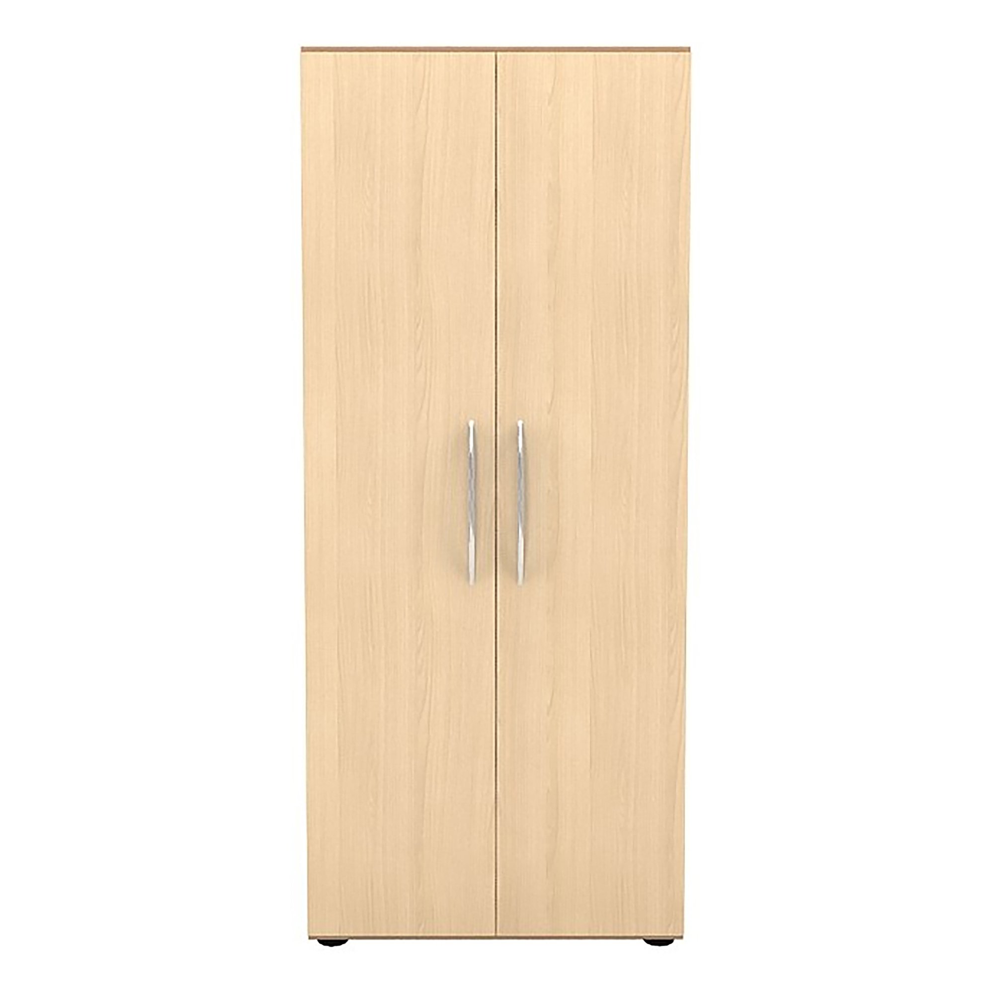 Jeu de 2 portes pleines pour armoire haute Manhattan