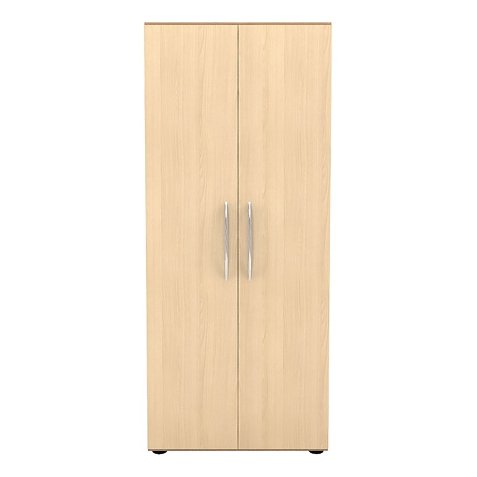 Jeu de 2 portes pleines pour armoire haute Manhattan