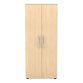 Jeu de 2 portes pleines pour armoire haute Manhattan