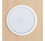 Caricatore a induzione tecnologia QI ad incasso 80 mm senza fili