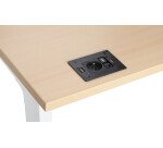 Prise encastrable - 1 prise secteur + 1 port RJ45 + 1 port USB