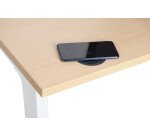 Cargador de inducción inalámbrico encastrable al escritorio - tecnología QI