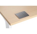 Prise encastrable - 1 prise secteur + 1 port RJ45 + 1 port USB