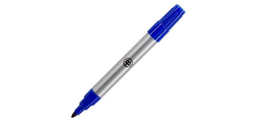 Permanent markers with metal body Bruneau