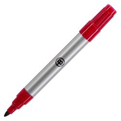 Permanent markers Bruneau fine cone point 1,5 mm red