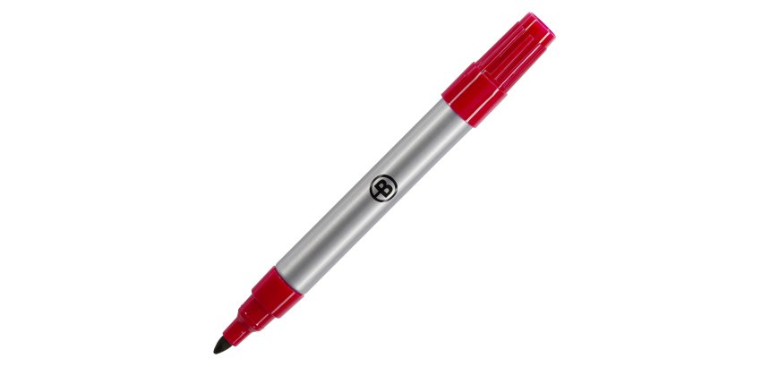 Permanent markers with metal body Bruneau