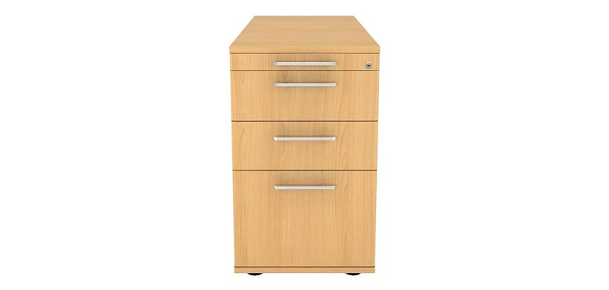 Schubladenblock Tischhöhe 4 Schubladen Manhattan