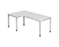 Kompakter Arbeitsstation 200 x 80 cm Beistelltisch 120 cm Manhattan 2