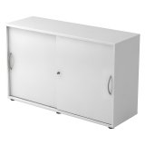 Witte kast, witte deuren H 74,8 x B 120 x D 40 cm