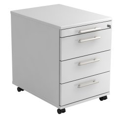 Mobile drawer cabinet 4 drawers Manhattan White