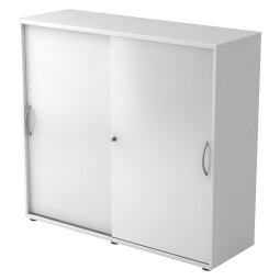 Witte kast, witte deuren H 110 x B 120 x D 40 cm