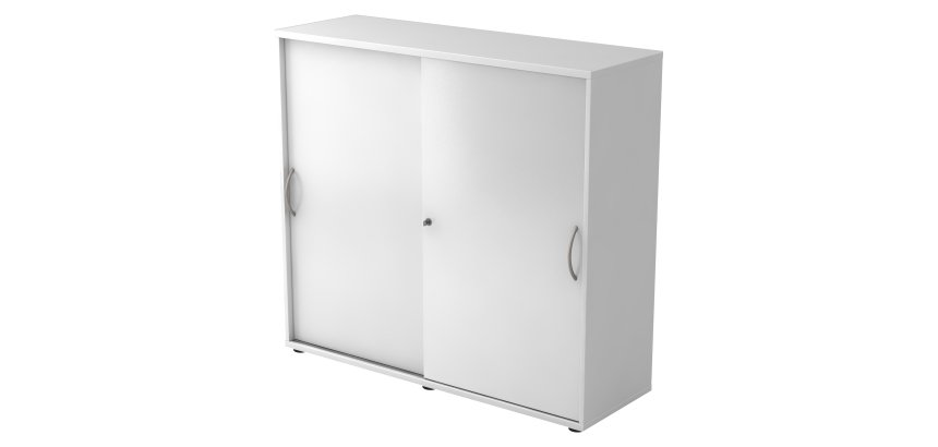 White body, white doors H 110 x W 120 x D 40 cm