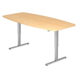 Meeting table electronic adjustable in hight