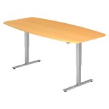 Meeting table electronic adjustable in hight