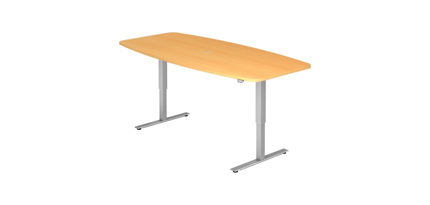 Meeting table electronic adjustable in hight