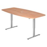 Meeting table electronic adjustable in hight