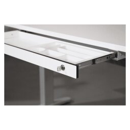 Supplementary drawer for electronic sit-stand desktop - width 83 cm 