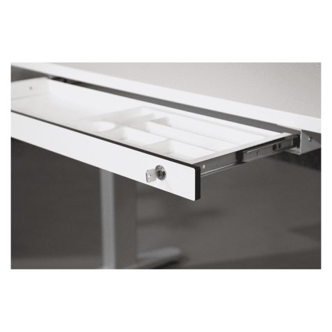 Supplementary drawer for electronic sit-stand desktop - width 83 cm 