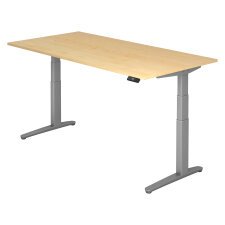 Electronic desk adaptable in height 100 x 200 cm Activ