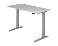 Elektronischer Arbeitsstation verstellbar in der Höhe 80 x 160 cm Activ grau