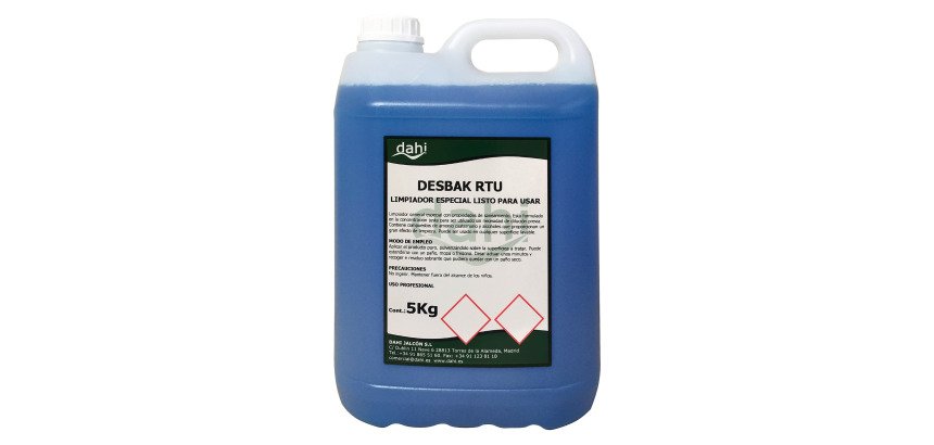 Detergente higienizante Desbak azul - Garrafa 5 litros