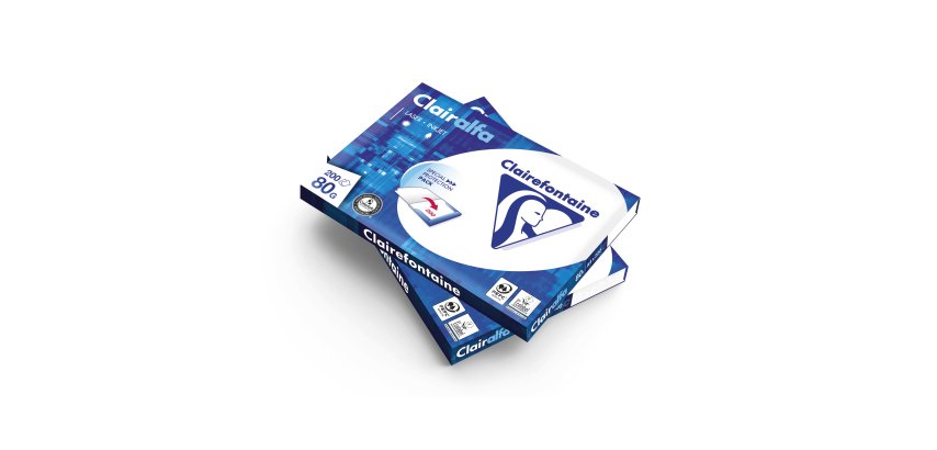 Papier Clairalfa A4 weiß 80 g Clairefontaine - Packung mit 200 Blättern