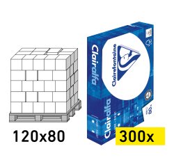 Paper A4 white 80 g Clairefontaine Clairalfa - disposable pallet 300 reams