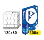 Paper A4 white 80 g Clairefontaine Clairalfa - disposable pallet 300 reams