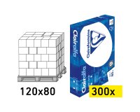 Papier Clairefontaine Clairalfa A4 80gr - wegwerppallet 300 pakken met 500 vellen