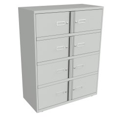 Monoblok locker - kast met 8 vakken H130cm