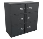 Monoblok locker - kast met 6 vakken H100cm