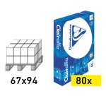 Papier A4 wit 80 g Clairefontaine Clairalfa - wegwerppallet 80 pakken met 500 vellen