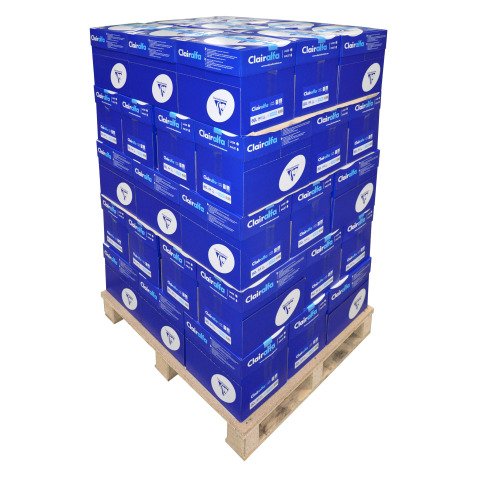 Papier Clairefontaine Clairalfa A4 80gr - wegwerppallet 250 pakken van 500 vellen