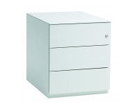 Caissons mobiles 3 tiroirs blanc